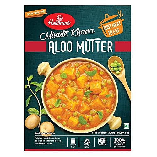 Haldiram’s Minute Khana Aloo Mutter 300gm 1 each