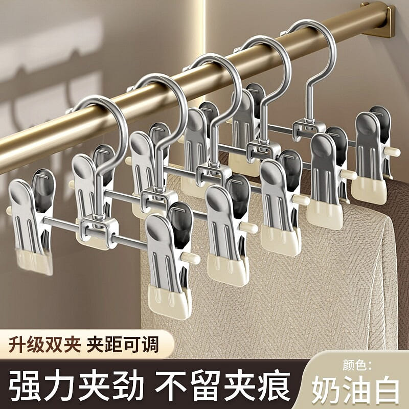 Ten 5.5 – 11CM adjustable non-slip wall hanger 1 each