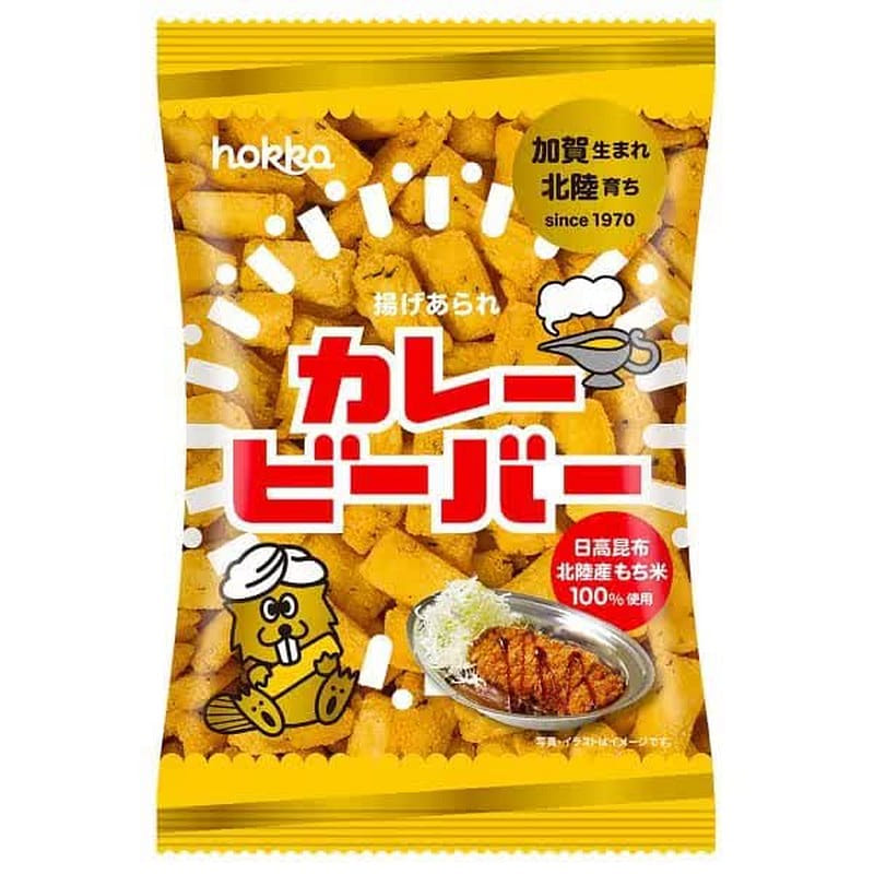 Hokuriku Confectionery Hokka Curry Beaver 65g 1 each