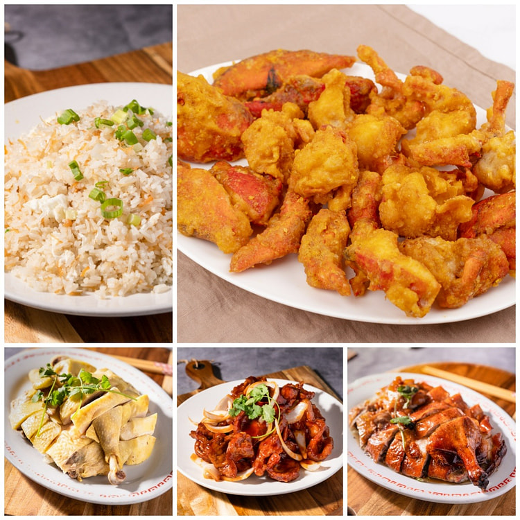 烧腊套餐（烧鸭，贵妃鸡，龙虾，京都骨，瑶柱炒饭）