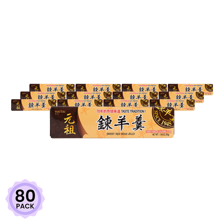 HAITAI SWEET RED BEAN JELLY 55 g*80 pack