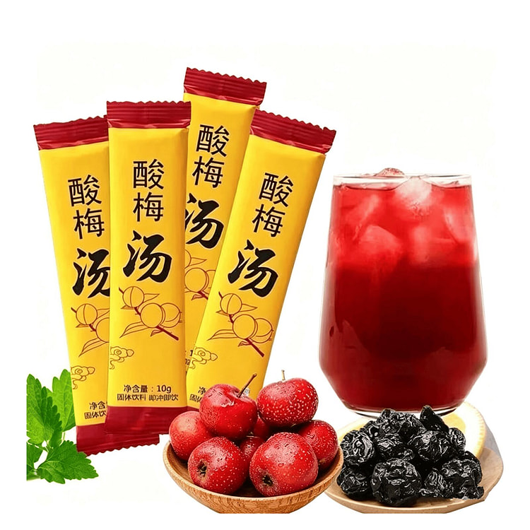 九济堂老北京酸梅汤速溶免煮酸甜解暑解渴饮料滋补养生 10 克*10 包