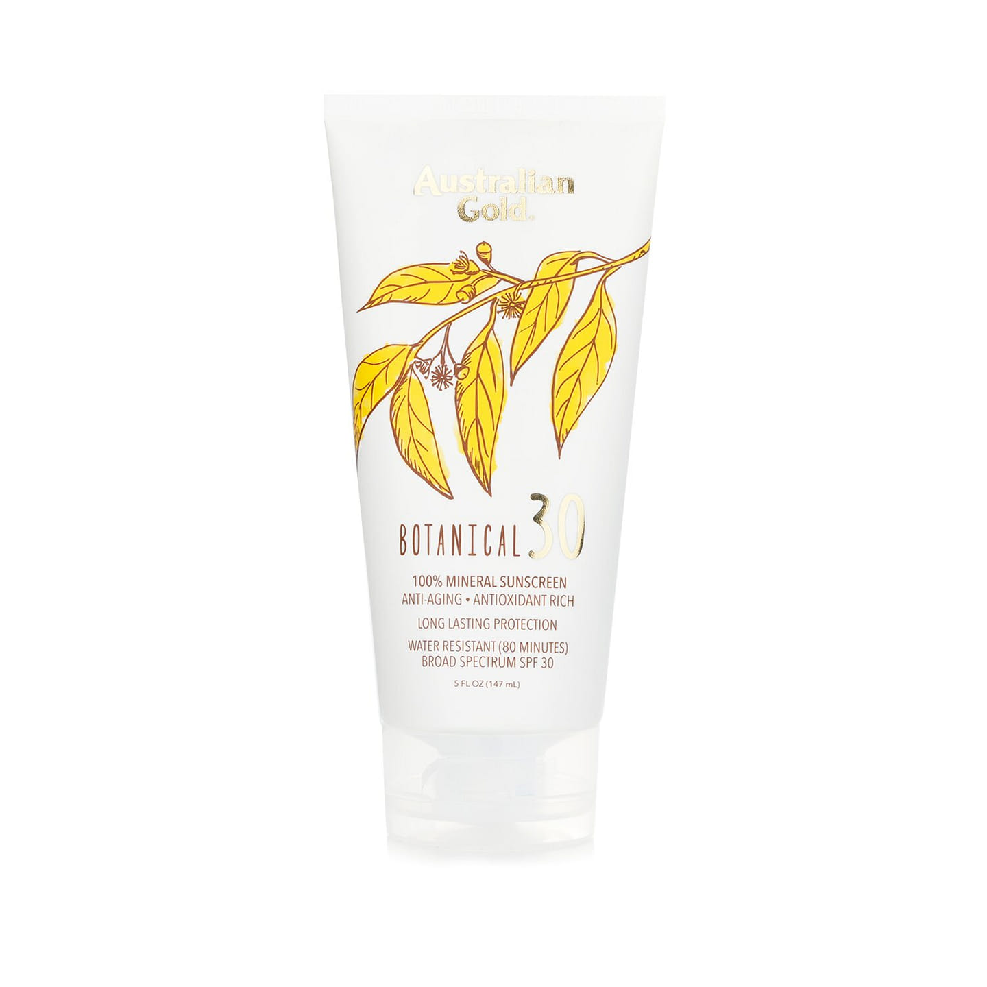 Australian Gold Botanical Mineral Sunscreen SPF 30 147ml/5oz 147 ml