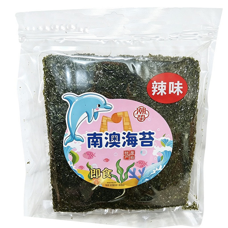 潮挚 南澳即食海苔#辣味 鲜香酥脆 开袋即食 70 克