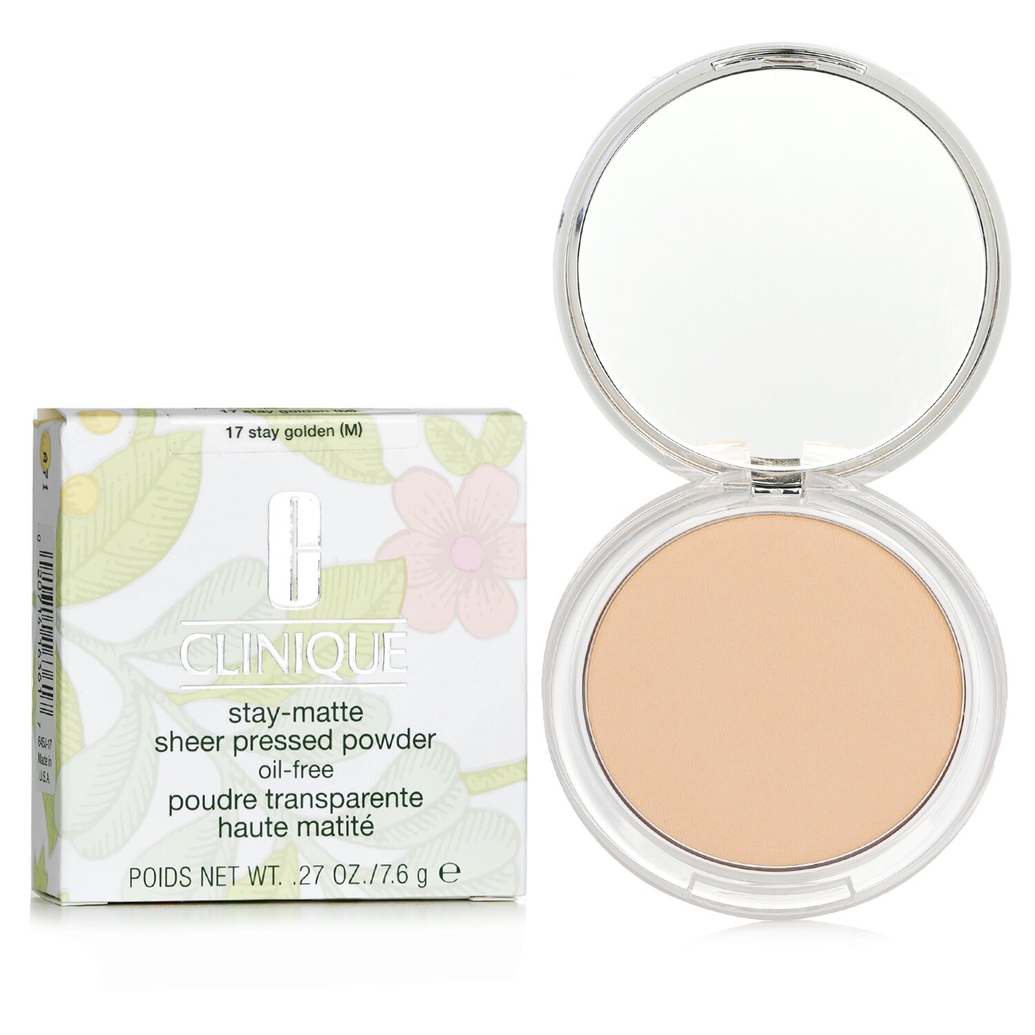 フェイスパウダー Stay gold Clinique Stay Matte Powder Oil Free - No. 17 Stay Golden 7.6g/0.27