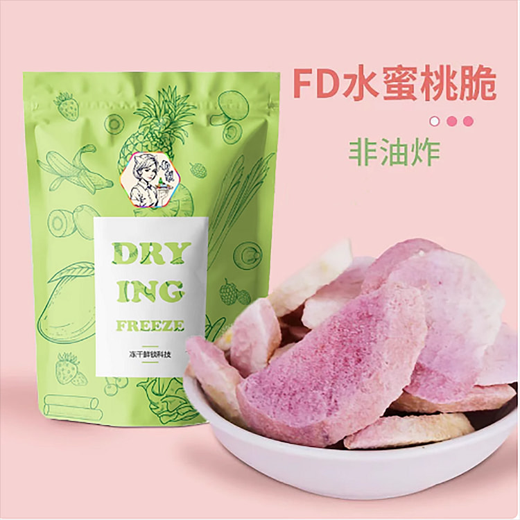 水蜜桃干冻干果干