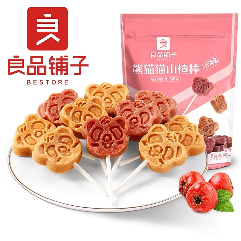 Liangpinpuzi Hawthorn Lollipop 80g 80 g