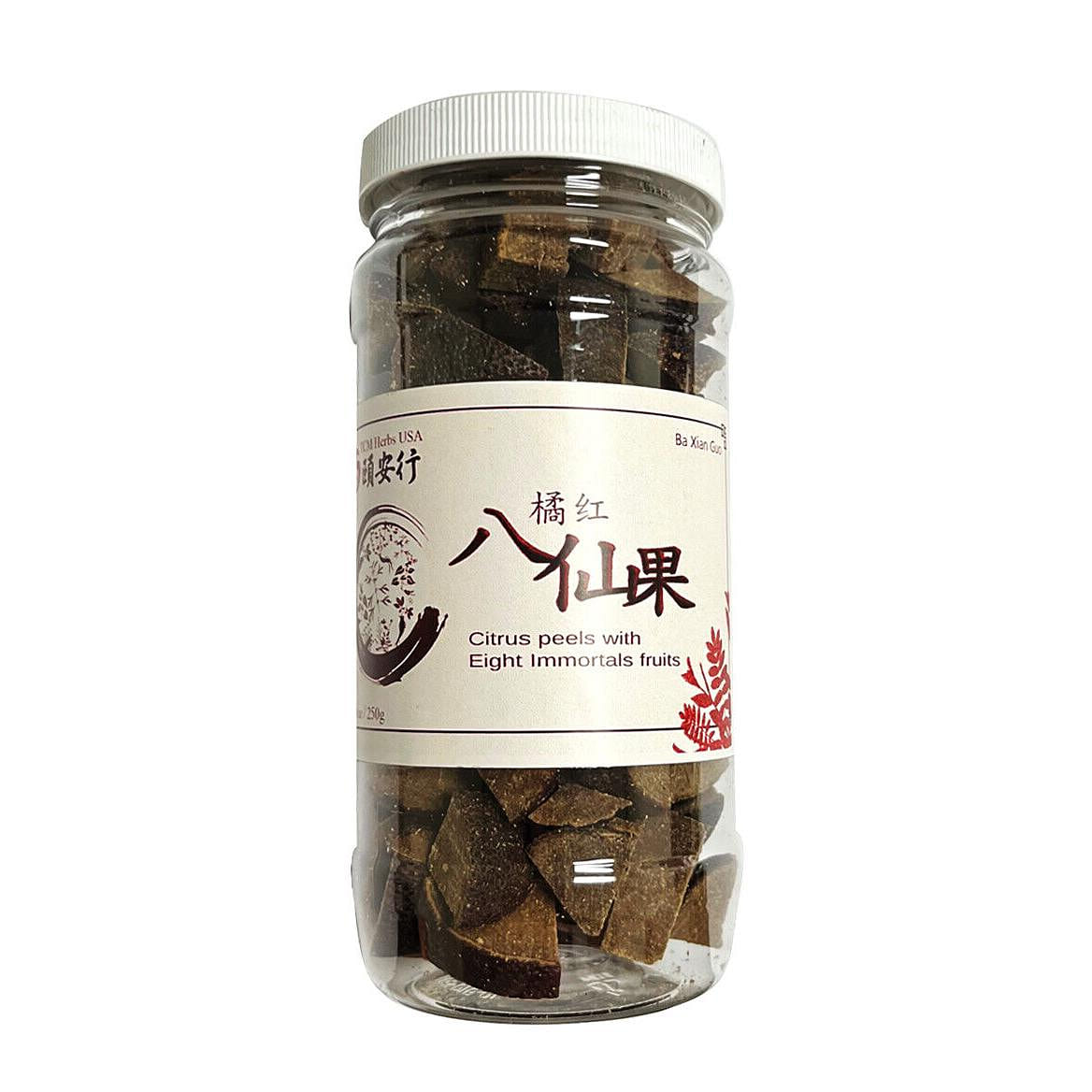 Citrus Peels with Eight Immortals Fruits Black 250 グラム