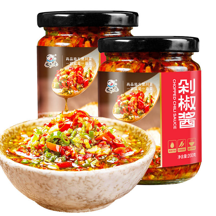 饭扫光剁椒酱 200g*1瓶 200 克