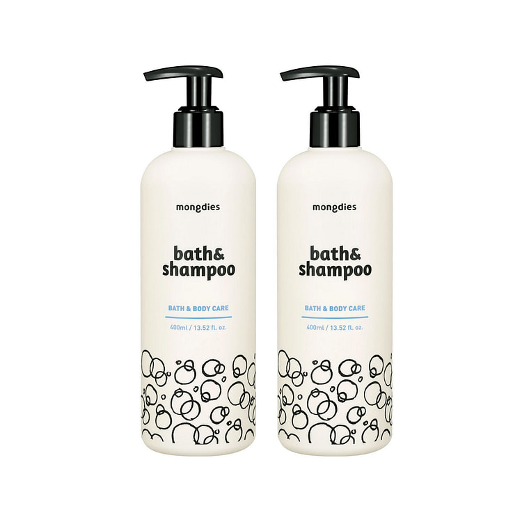 mongdies Baby Gel Bath & Shampoo - 400ml - 2 Pack 2 count