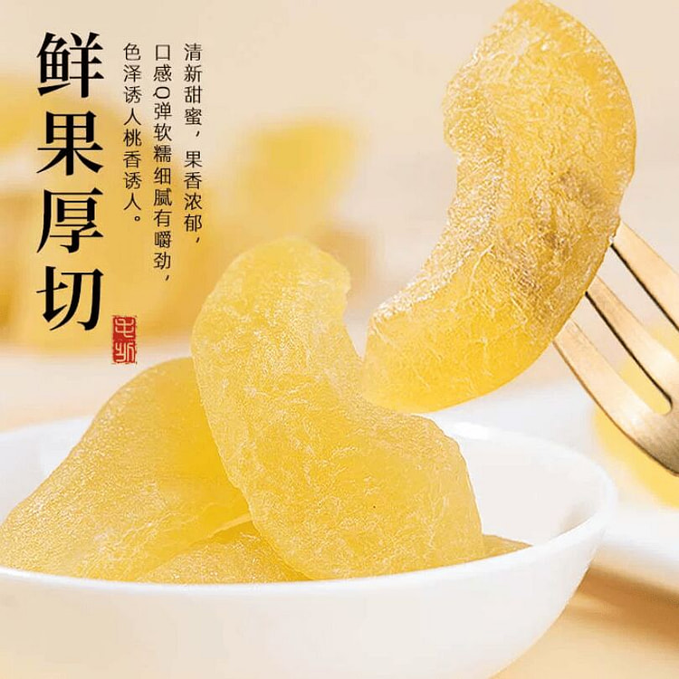 牧果人 白桃干 100g 100 克