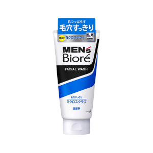 Biore Men's Fine Grain Scrub Facial Wash 130g 1 each