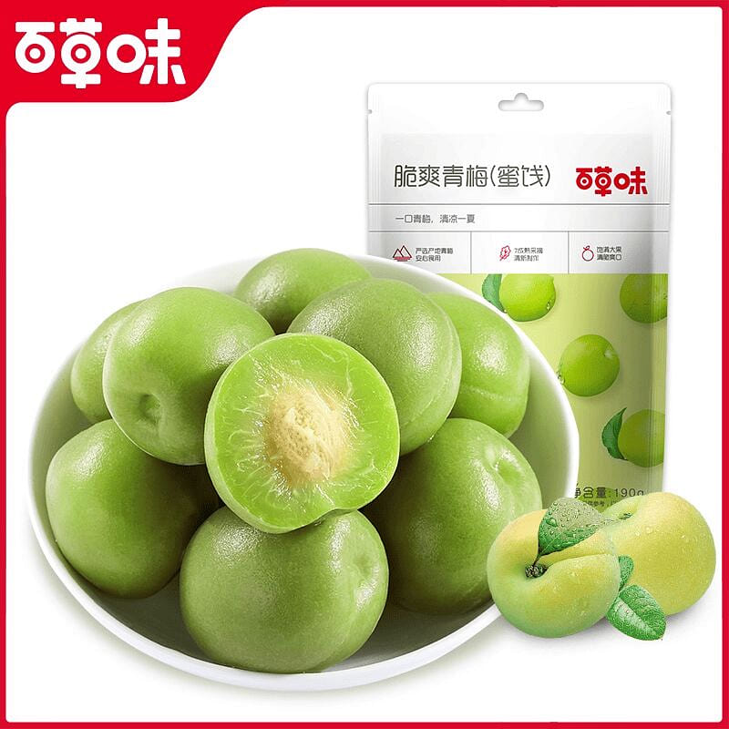 Be & Cheery Crispy Green Plum 190g Plum Snack 190 g
