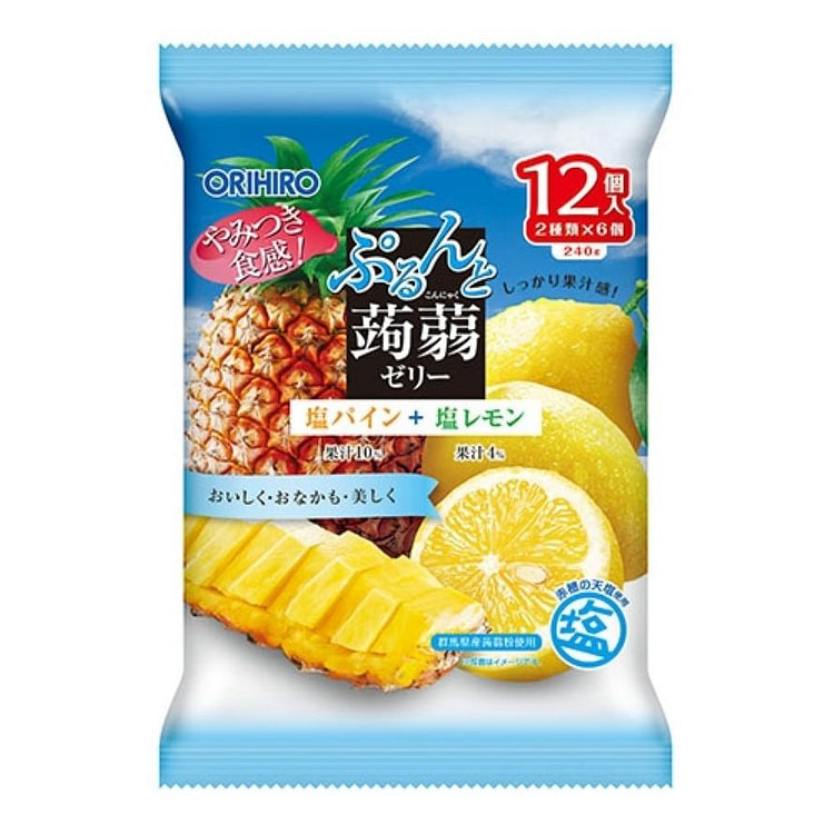 ORIHIRO Salted Pineapple + Lemon Flavor Konjac