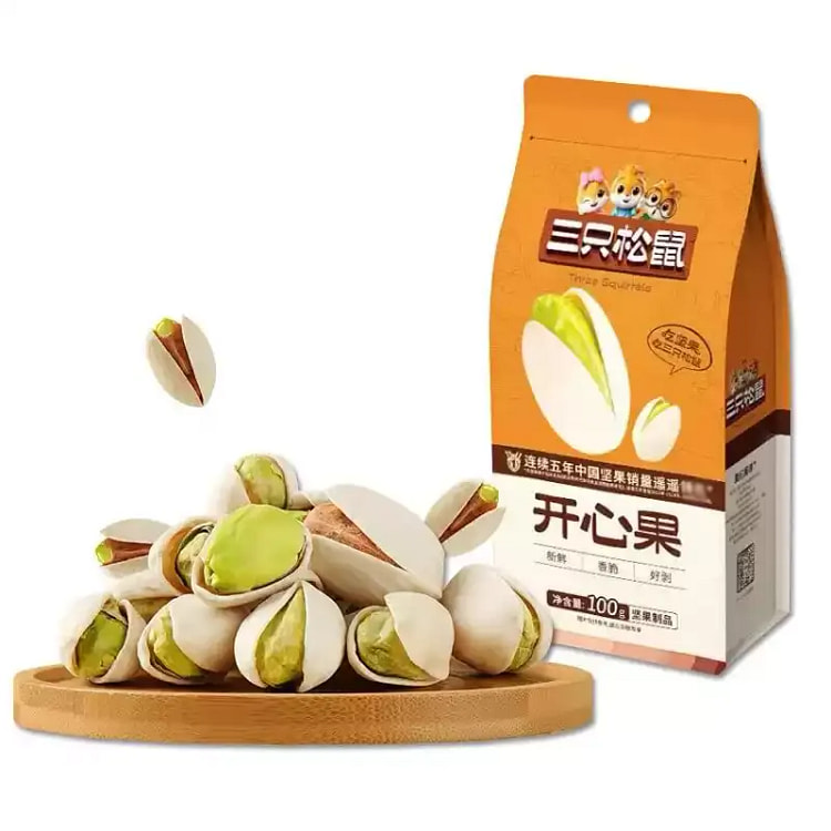Three Squirrels Pistachios 100g*1 Bag 100 g