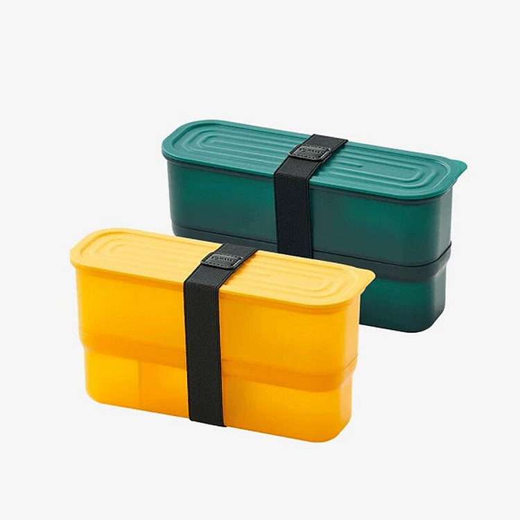 Sillymann 纤薄双层午餐盒 1 包