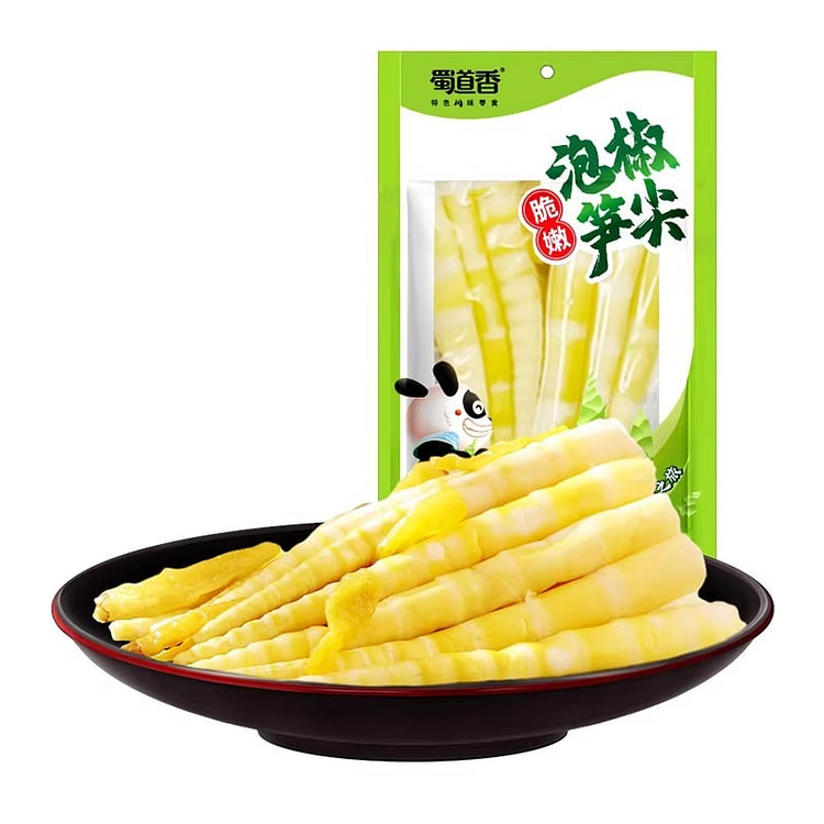 蜀道香泡椒笋尖网红休闲零食竹笋干即食小吃脆笋80g 80 克