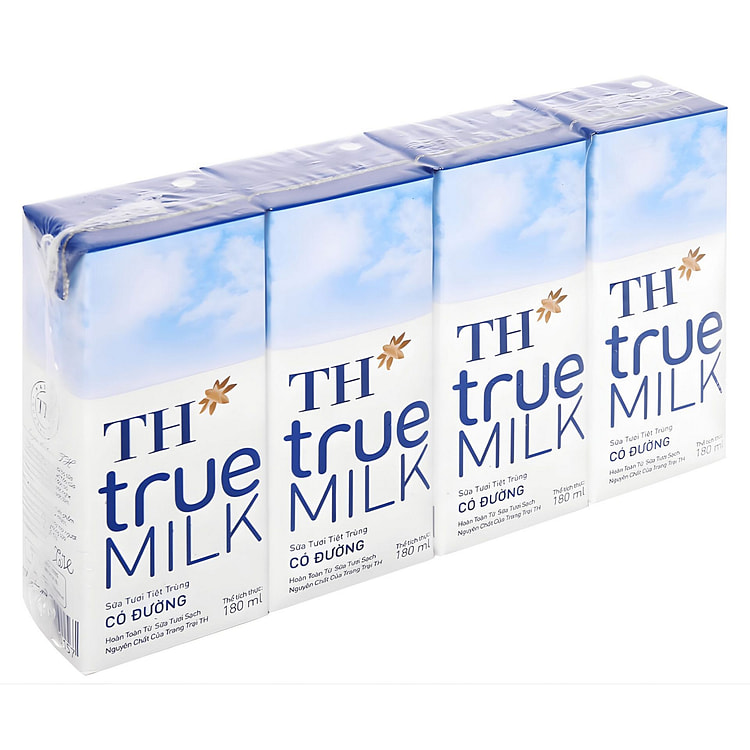 [TH] UHT Sweet Milk - 180ml (4 Packs)