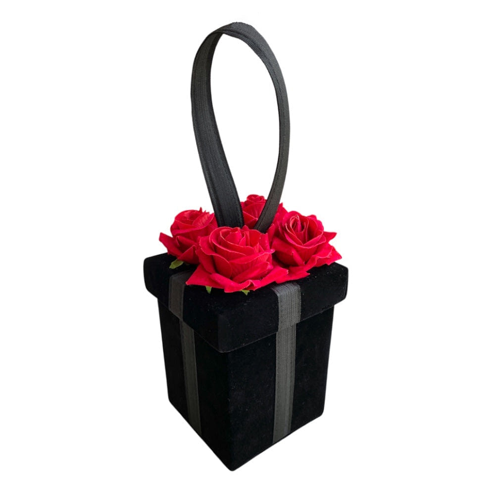 Velvet Square Rose Bag 1 each