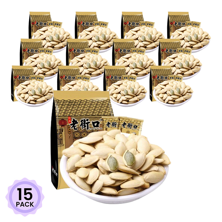 老街口 盐焗南瓜子 500 克*15 包