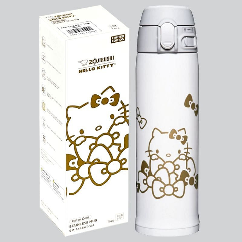 Zojirushi x Hello Kitty Vacuum Bottle Gold 16 oz