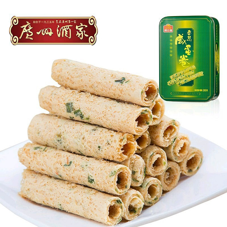 Guangzhou Restaurant Scallion Salted Egg Rolls 280