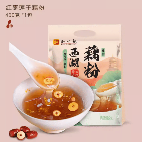 Zhiweiguan – Red Date and Lotus Seed Lotus Root Powder. 400 g