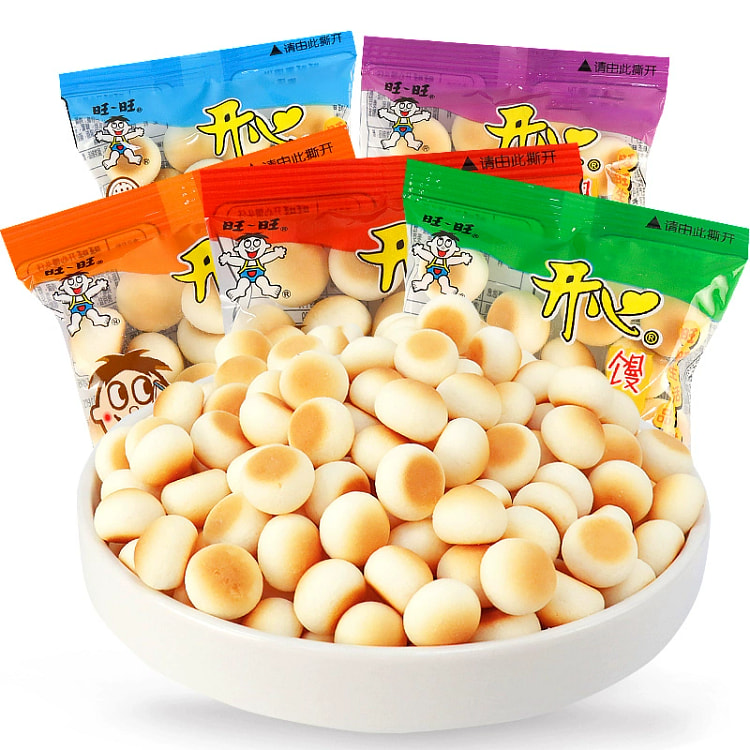 旺旺旺仔小馒头小包8090后怀旧零食10g*10 100 克