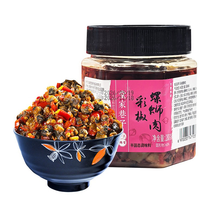 Chili-Flavor River-Snail-Meat Instant Rice-Topping 280 g