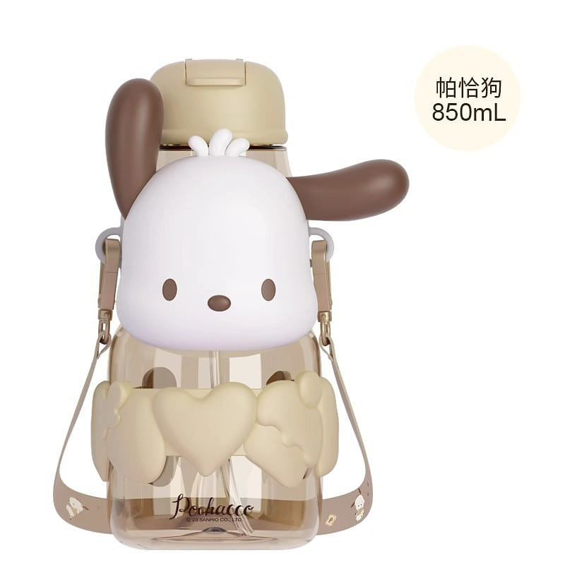 Sanrio Space Water Bottle Gorgeous Sippy Cup Gift 850ML- Pochacco 1 each