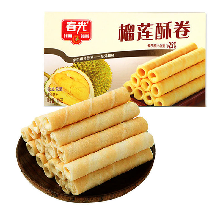 Chunguang Hainan Specialty Durian Crispy Roll 105g * 1 Box