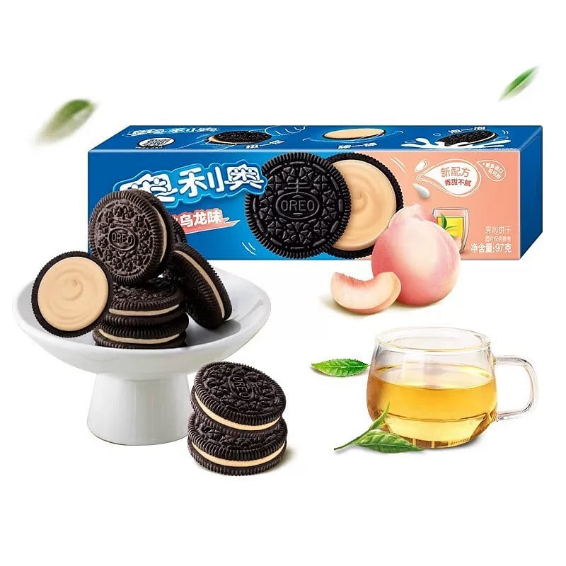 奥利奥白桃乌龙味夹心饼干 97 克