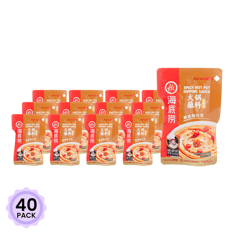 海底捞 火锅蘸料 香辣味 120 克*40 包