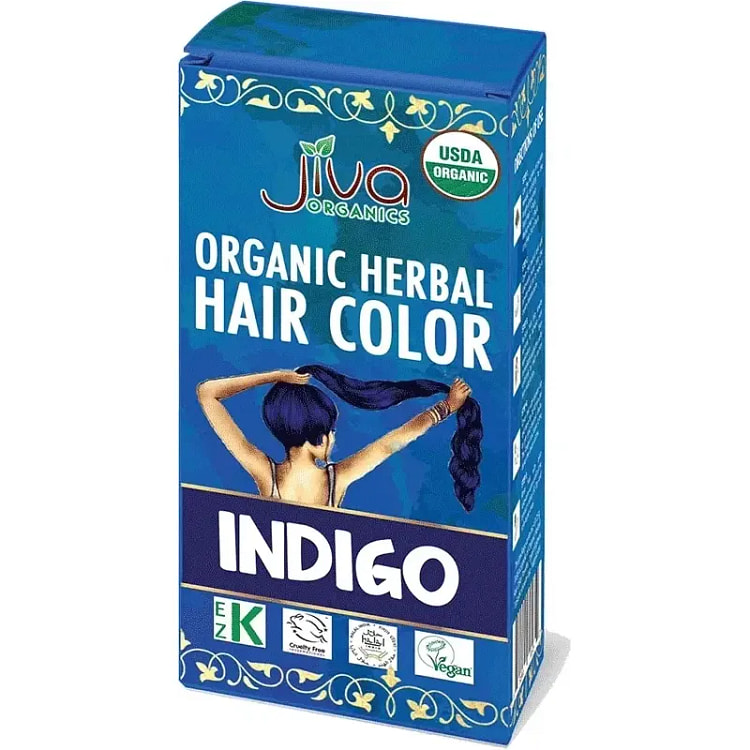 Jiva Organics Indigo Hair Powder, 3.5 oz box