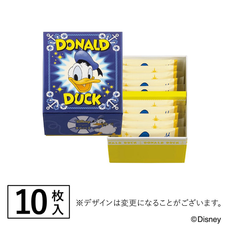 唐老鸭巧克力夹心饼干 10块装 1 盒