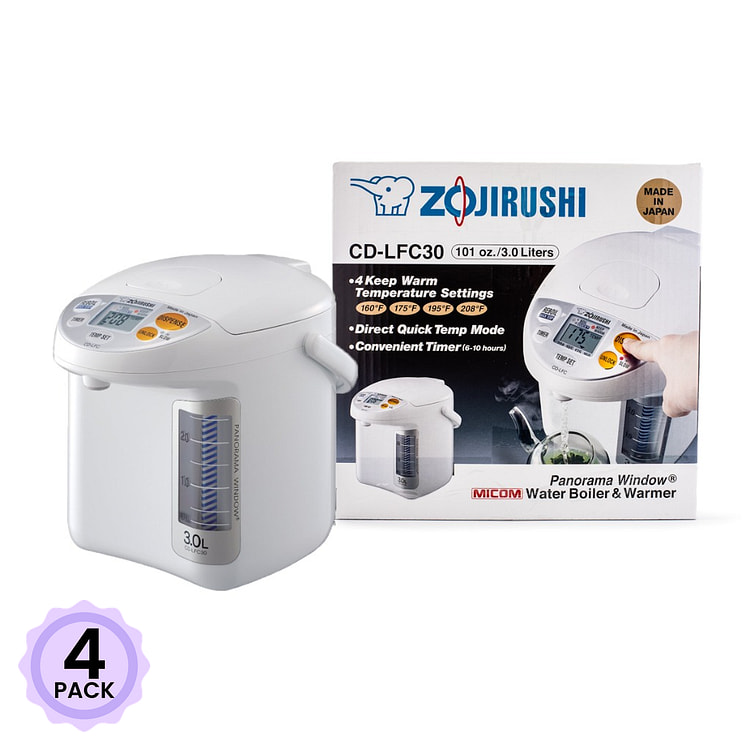 Zojirushi Micom 파노라마 윈도우 전기 보온 포트 1 개입*4 팩