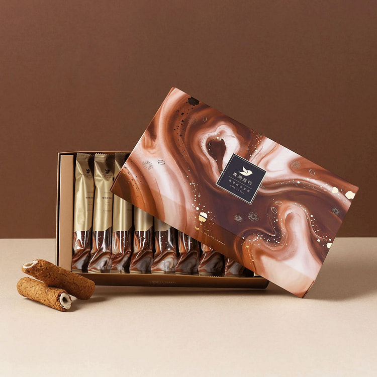 台灣青鳥旅行 咖啡Au Lait蛋捲禮盒 (8入) 8 份