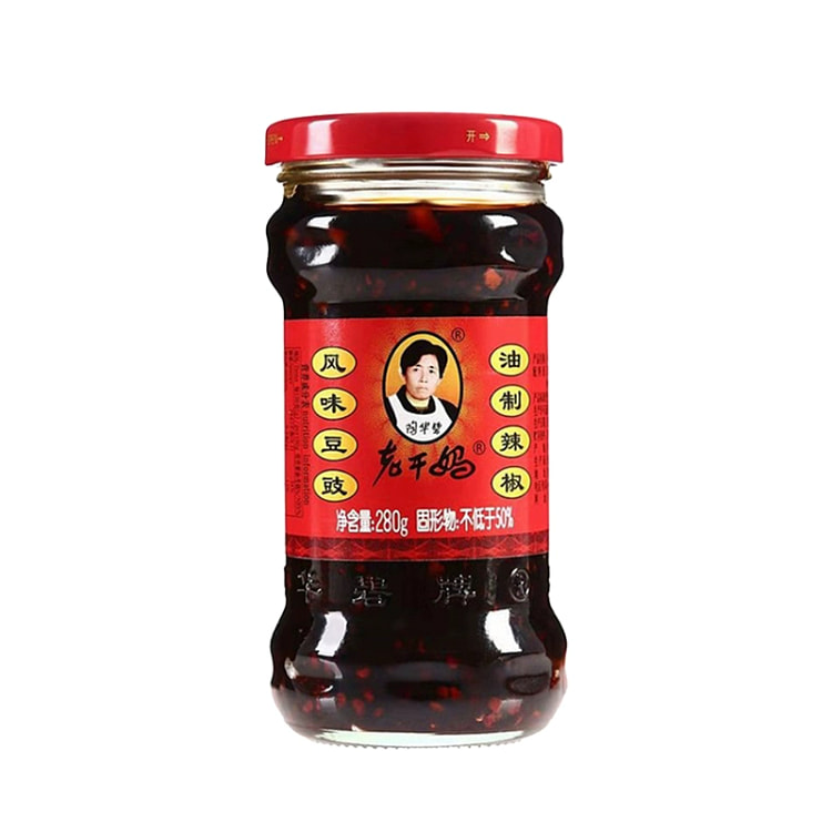 老干妈辣椒酱豆豉油辣椒拌饭酱瓶装*1瓶