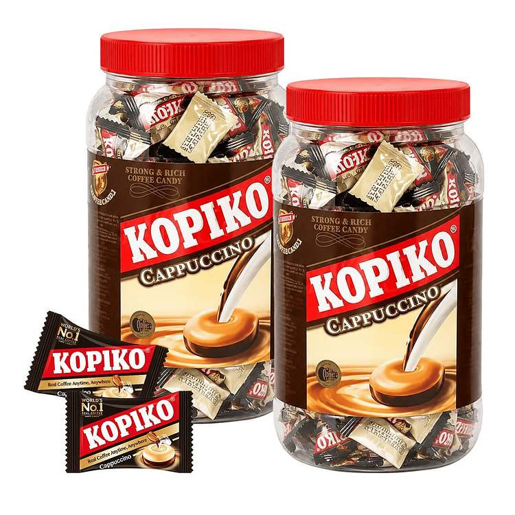 Kopiko Cappuccino Candy 2 Jar 28.2 oz