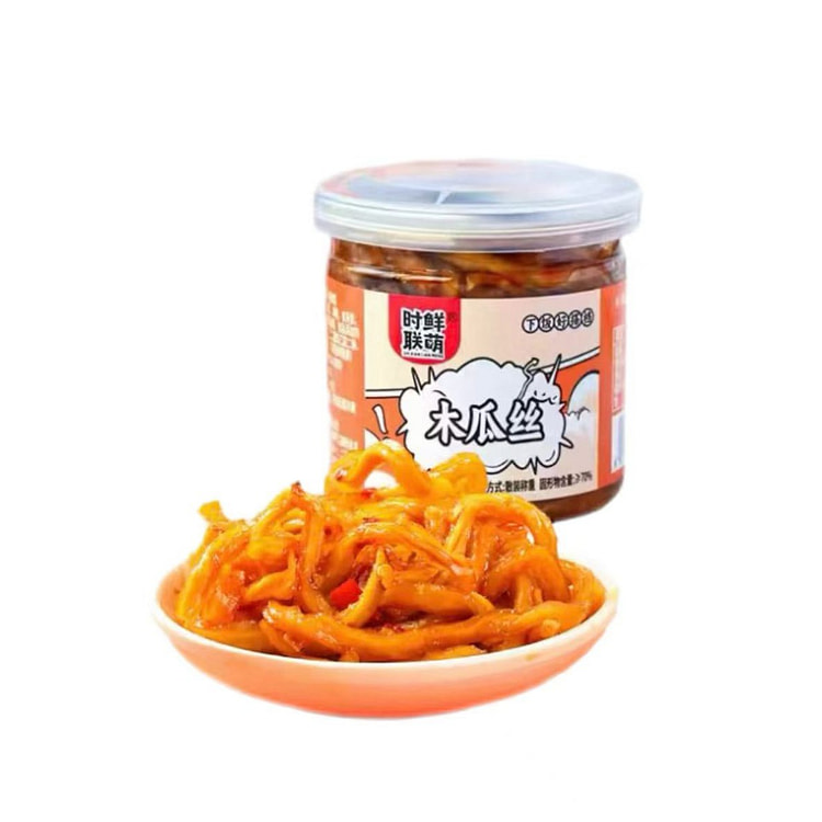 Papaya Shreds, Appetizing and Crispy, 100g * 1