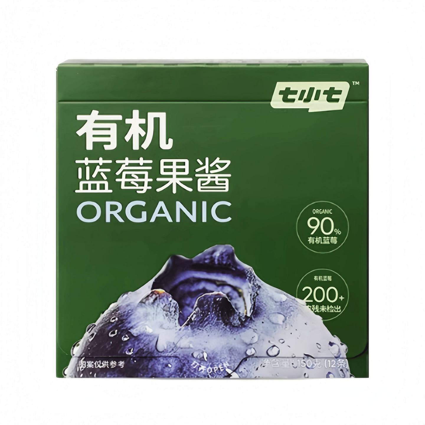 Organic Blueberry Jam 150g * 1 box 150 g