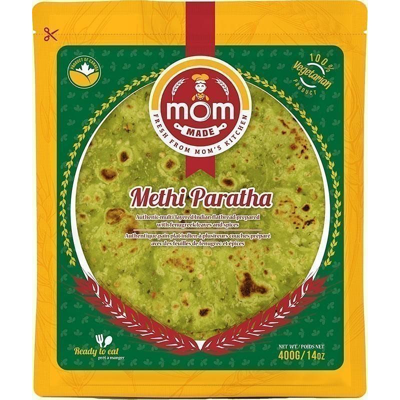 Mom Made Methi Paratha - 4 pcs, 14 oz pack 4 phần