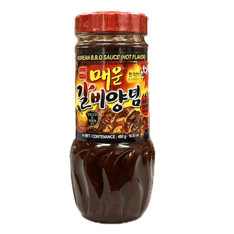 Wang Korean BBQ Sauce Hot & Spicy Marinade 480g 1 each