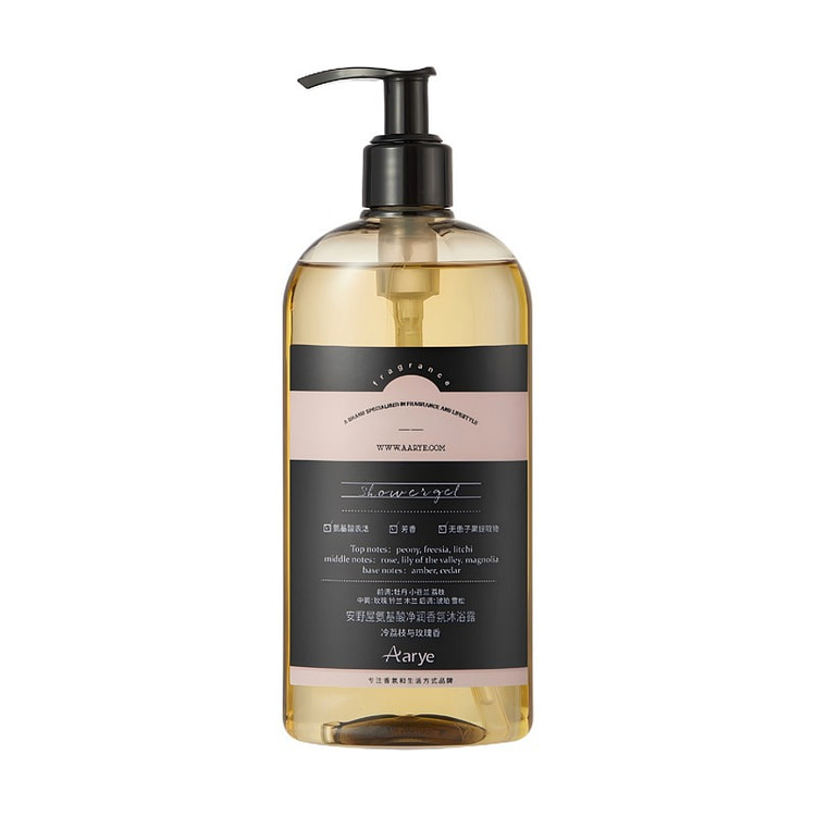 AARYE Acid Fragrance Body Wash #Cool Lychee & Rose 300 g