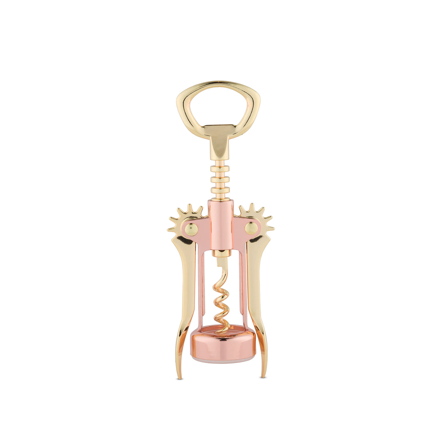 Copper and Gold Winged Corkscrew by Twine® 1 each