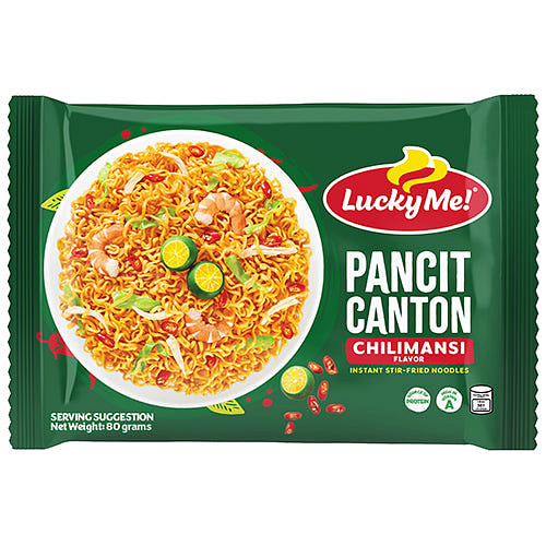 Lucky Me Pancit Canton Noodles Chilimansi Flavor 1 each