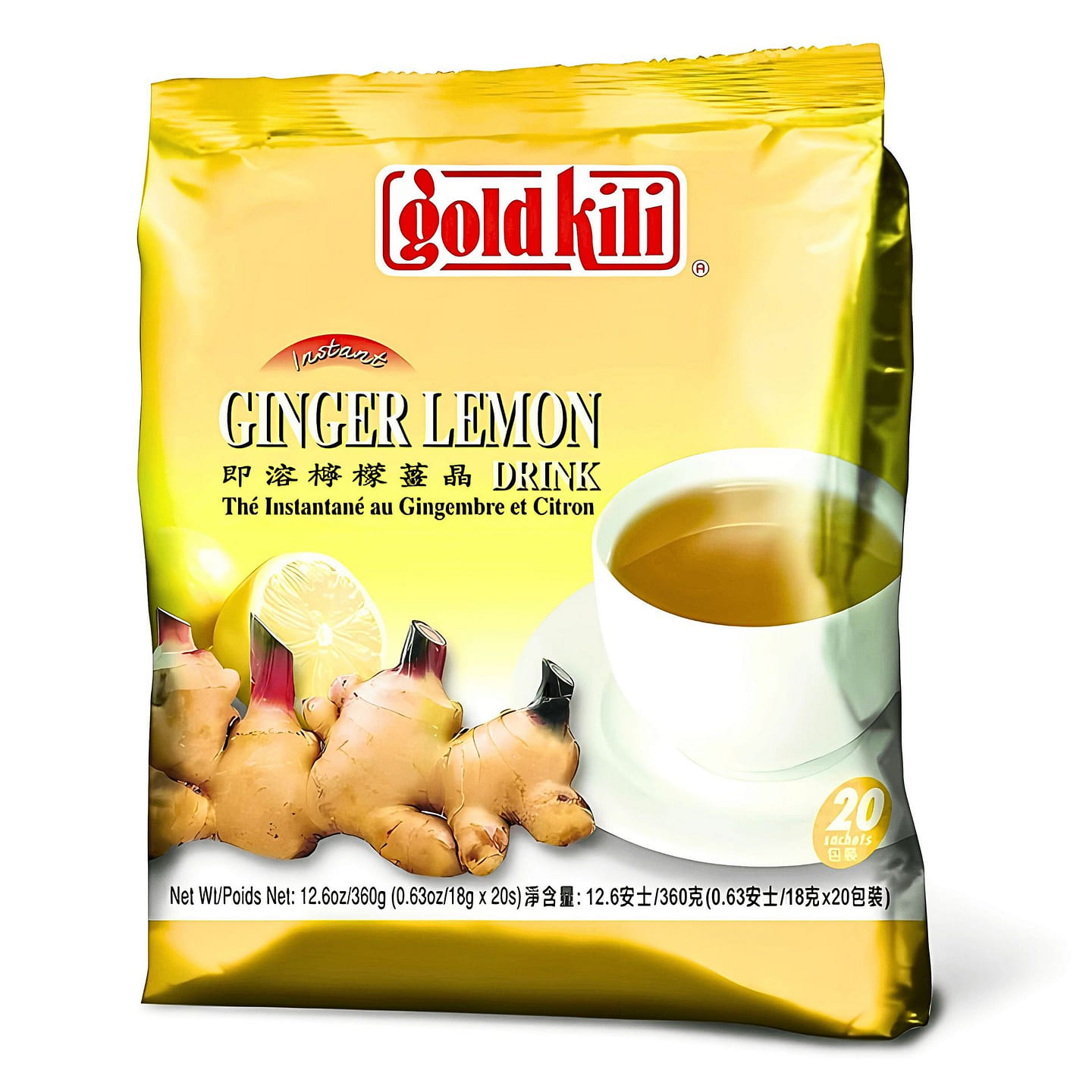 Gold Kili Instant Ginger Lemon Drink 12.6oz 1 each