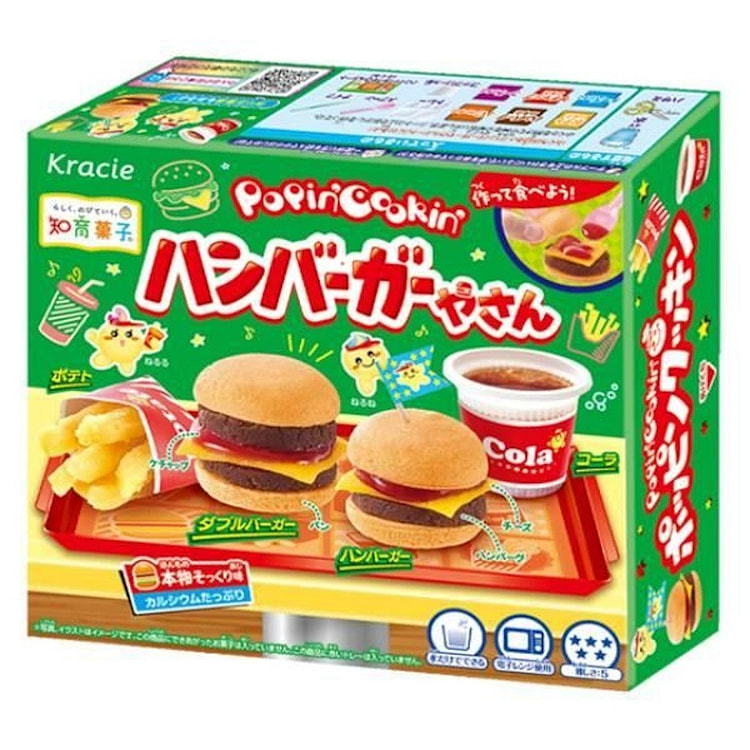 Kracie Popin' Cookin' Burger Shop Candy Kit 22g 1 box