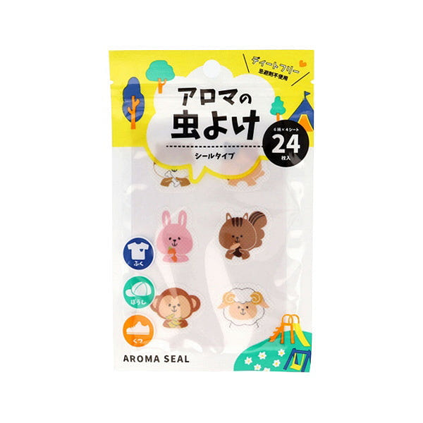 watts 可爱造型驱蚊虫贴纸 24张 1 份