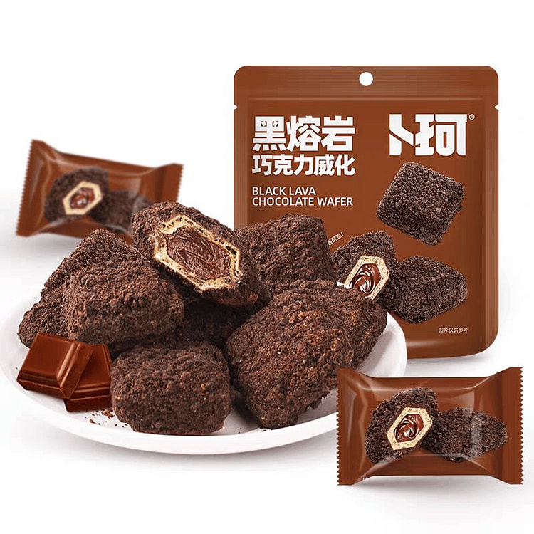 卜珂黑熔岩巧克力威化饼干朱古力88g*3 88 克